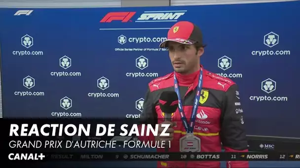 Réaction de Carlos Sainz - Grand Prix d'Autriche - F1