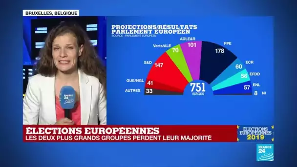 Élections européennes : Les deux plus grands groupes perdent leur majorité au Parlement européen