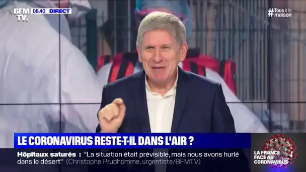 Le coronavirus reste-t-il dans l'air ? BFMTV répond à vos questions