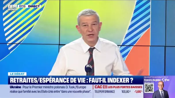 Nicolas Doze face à Jean-Marc Daniel : Retraites/espérance de vie, faut-il indexer ?