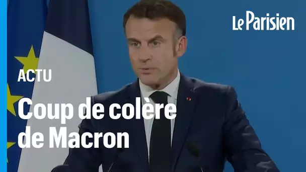 Macron s'en prend aux journalistes après la parution de ses propos sur la création d'Israël