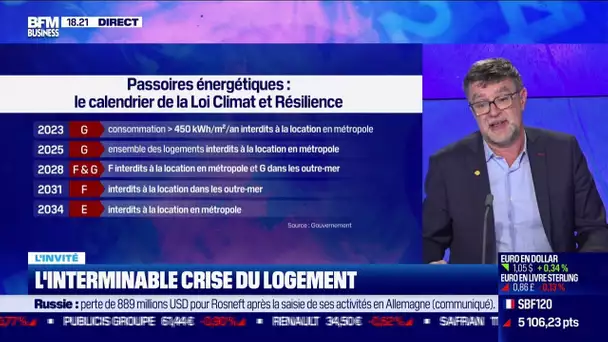 "On va vers une pénurie d'offre locative, c'est certain. 40% des logements à Paris sont en F ou G"