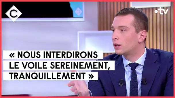 Marine Le Pen : un voile sur la campagne, avec Jordan Bardella - C à vous - 15/04/2022