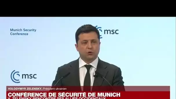 "L'Ukraine souhaite la paix", assure le président Volodymyr Zelensky • FRANCE 24