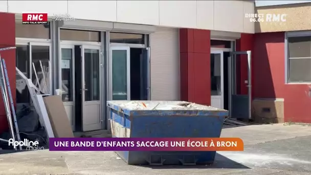 Une bande d'enfants saccage une école à Bron