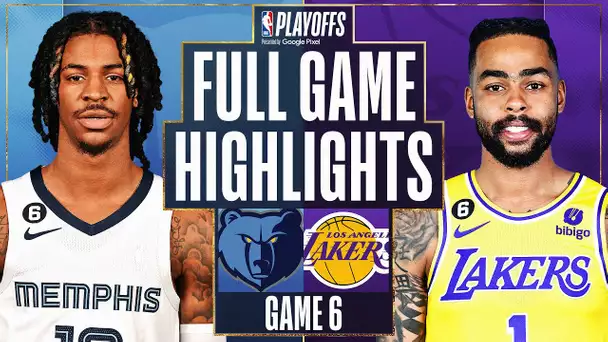 #2 GRIZZLIES at #7 LAKERS | FULL GAME 6 HIGHLIGHTS | April 28, 2023