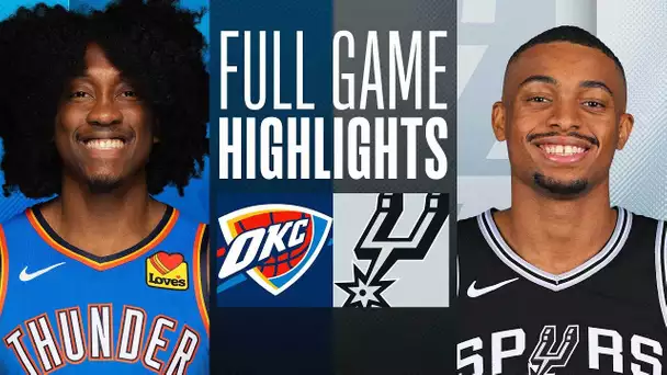 THUNDER at SPURS | NBA PRESEASON FULL GAME HIGHLIGHTS | October 7, 2024