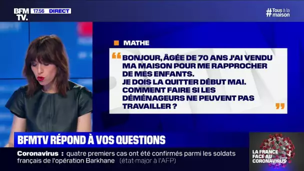 Je dois quitter ma maison début mai, comment faire si les déménageurs ne peuvent pas travailler ?