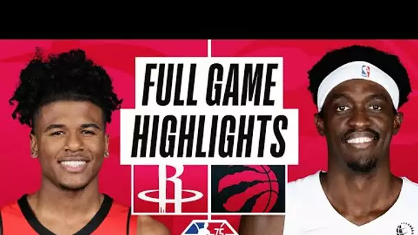 ROCKETS at RAPTORS | FULL GAME HIGHLIGHTS | April 8, 2022