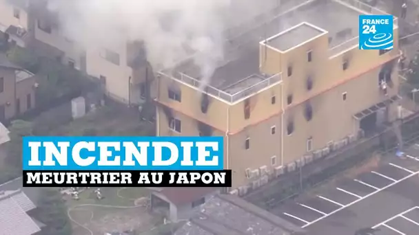 Un studio d'animation de Kyoto visé par un incendie criminel