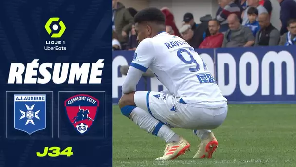 AJ AUXERRE - CLERMONT FOOT 63 (1 - 1) - Résumé - (AJA - CF63) / 2022/2023