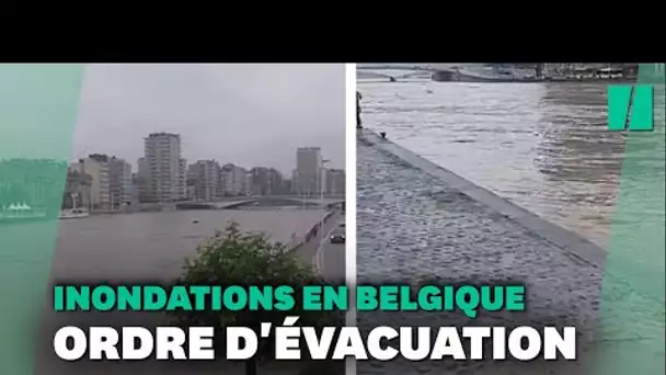 Appel à évacuer Liège après les inondations qui touchent la Belgique et l'Allemagne