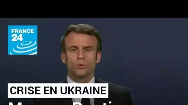 Crise ukrainienne : Emmanuel Macron et Vladimir Poutine vont s'entretenir au téléphone