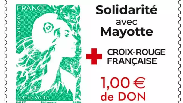 Cyclone Chido : La Poste lance un timbre «Solidarité avec Mayotte» pour aider à la collecte de f