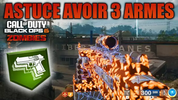 AVOIR 3 ARMES SUR LIBERTY FALLS ET TERMINUS ! (BLACK OPS 6 ZOMBIE ASTUCE)