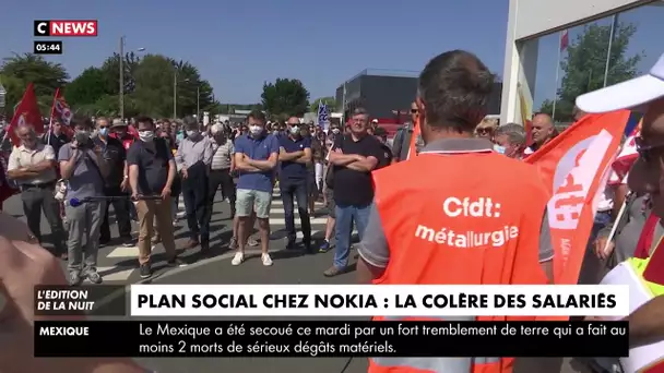 Plan social chez Nokia : la colère des salariés