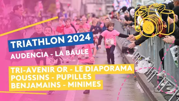 Triathlon Audencia La Baule 2024 : Diaporama des courses Tri-Avenir en Or