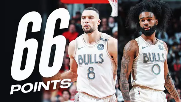 Zach LaVine (33 PTS) and Coby White (33 PTS) Were COOKING On Derrick Rose Night! | January 4, 2025