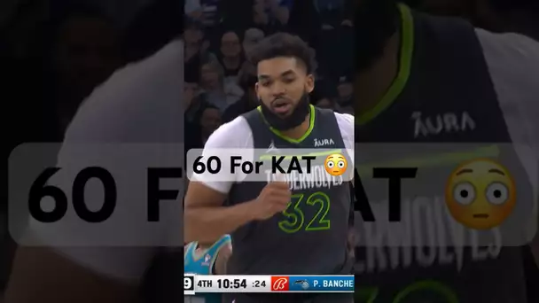 Karl-Anthony Towns’ 60 PTS Ties Timberwolves Franchise Record! 🤯| #Shorts