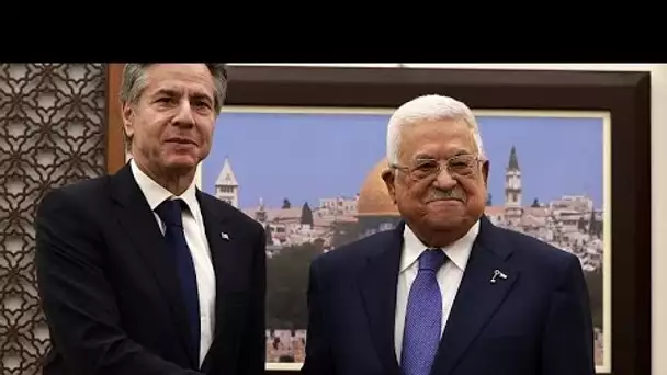 Guerre Israël-Hamas : Mahmoud Abbas reçoit Antony Blinken à Ramallah