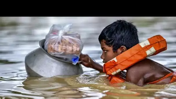 Bangladesh : près de 300 000 personnes réfugiées dans des abris après des inondations • FRANCE 24