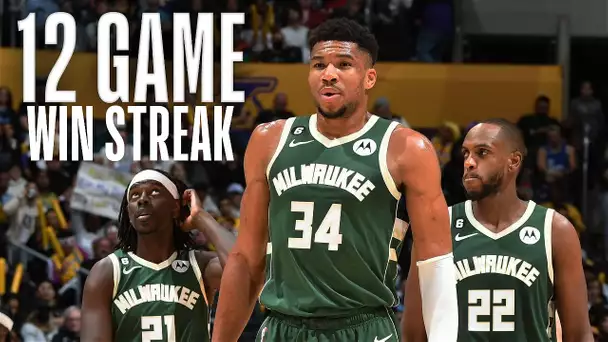 The BEST MOMENTS From The Milwaukee Bucks 12 Game Win Streak 🔥