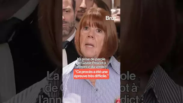 Voici la prise de parole de Gisèle Pélicot à l’annonce du verdict du procès des viols de Mazan.