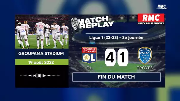 OL 4-1 Troyes : Lyon confirme face à Troyes… Le goal replay du match