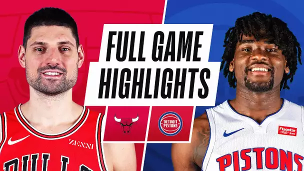 BULLS at PISTONS | FULL GAME HIGHLIGHTS | May 9, 2021