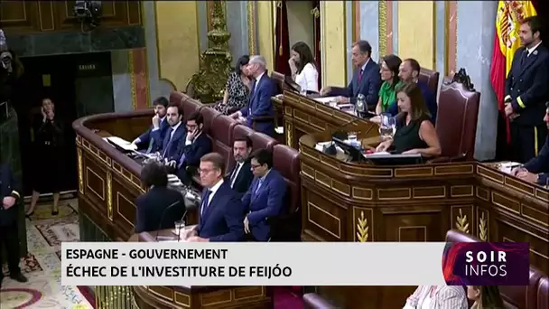 Espagne : échec de l´investiture de Feijóo