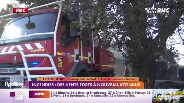 Incendies dans le sud-est : des vents forts à nouveau attendus ce week-end