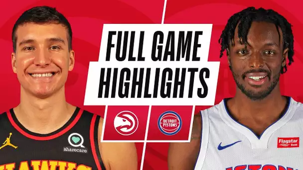 HAWKS at PISTONS | FULL GAME HIGHLIGHTS | April 26, 2021