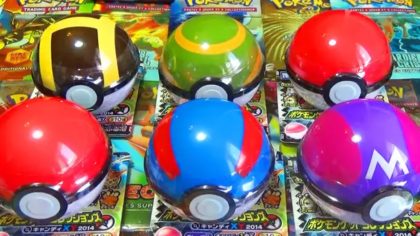 Ouverture de 6 POKEBALL POKEMON TOY ! CHANCE LEGENDAIRE = POKEMON LEGENDAIRE !