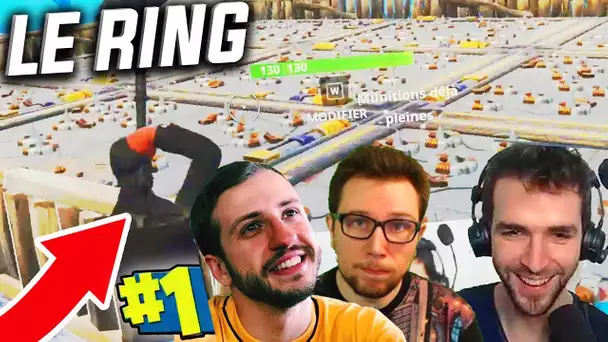 🥇 LE RING DE PIÈGE avec Maxenss Zank et Squeezie ► Fortnite Troll Top 1