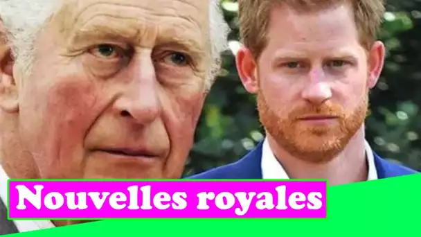 Le prince Harry gardera une courte visite à Charles par crainte d'intrusion "Pas très privé!"