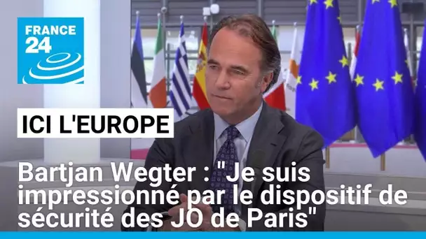 Bartjan Wegter : "Je suis impressionné par le dispositif de sécurité des JO de Paris" • FRANCE 24