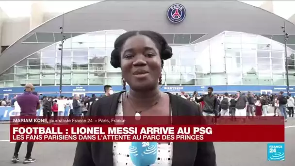 Football : Lionel Messi est arrivé à l'aéroport du Bourget • FRANCE 24