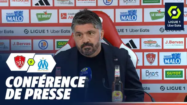 Conférence de presse STADE BRESTOIS 29 - OLYMPIQUE DE MARSEILLE (1-0)  / 2023/2024