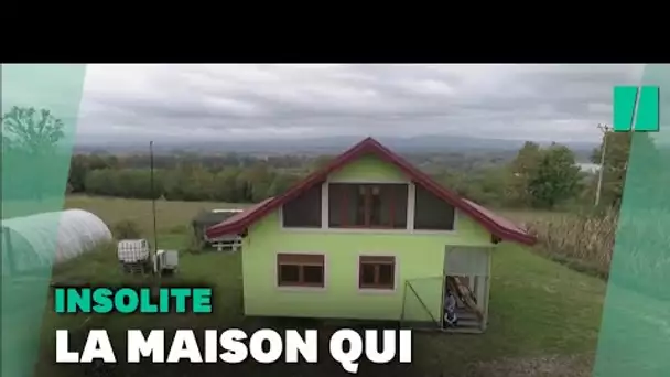 Il construit une maison rotative qui fait perdre le Nord