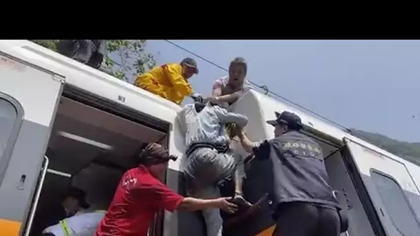 Plus de 50 morts et 140 blessés dans un accident de train à Taïwan, un Français décédé