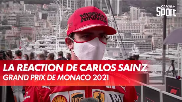 La réaction de Carlos Sainz