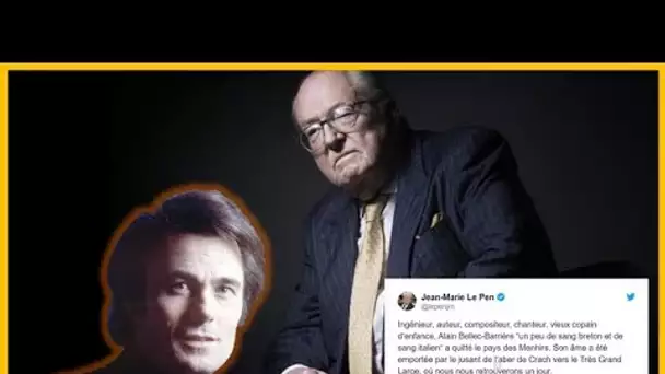 Obsèques d'Alain Barrière : Jean-Marie Le Pen rendra hommage à son "ami"