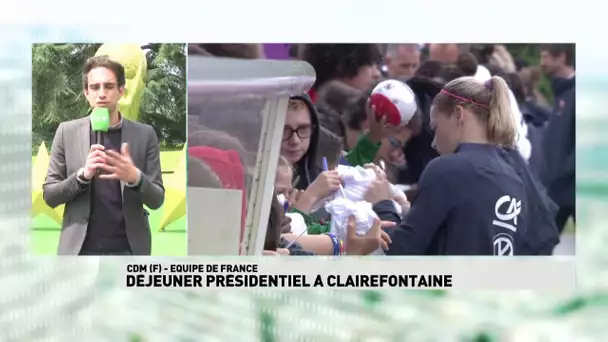 Déjeuner présidentiel à Clairefontaine