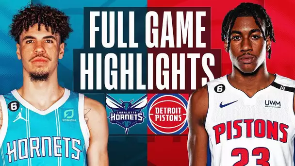 HORNETS at PISTONS | FULL GAME HIGHLIGHTS | February 3, 2023