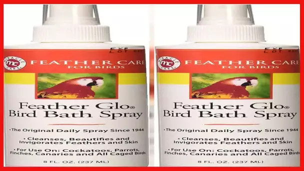 Miracle Care Feather Miracle Care Feather Glo Bird Bath Spray, 8-Ounce