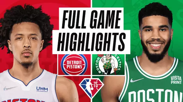 PISTONS at CELTICS | FULL GAME HIGHLIGHTS | March 11, 2022