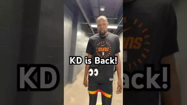 Kevin Durant is back & ready to matchup against LeBron James & the Lakers! 🏆|#Shorts