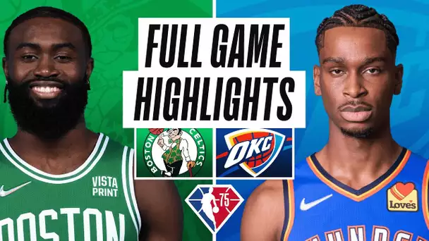 CELTICS at THUNDER | FULL GAME HIGHLIGHTS | March 21, 2022