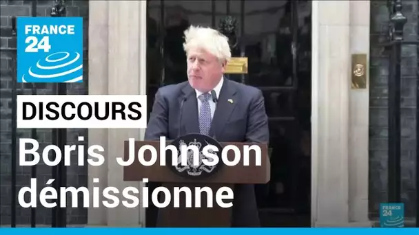 REPLAY - Boris Johnson annonce sa démission comme chef du Parti conservateur • FRANCE 24