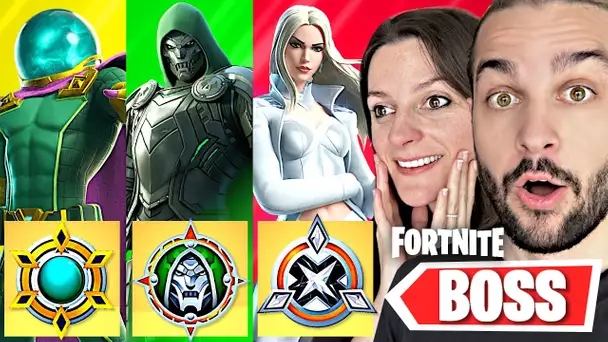 TOUS LES BOSS MARVEL FORTNITE !